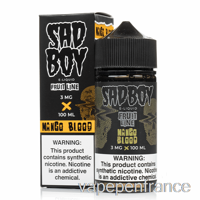 Sang De Mangue - Sadboy - Stylo Vape 100 Ml 6 Mg